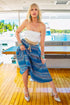 Liv Skirt - Blue Stripe